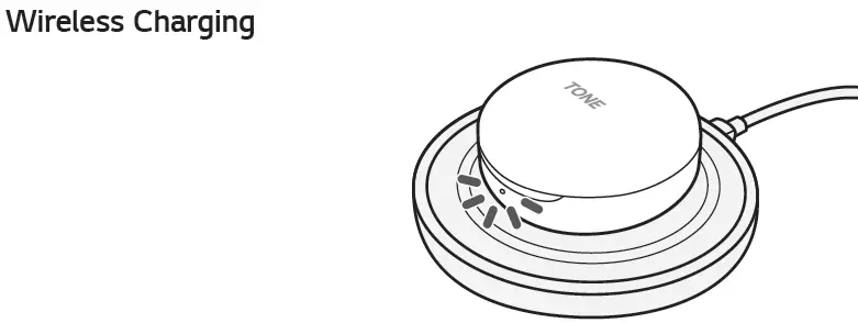 LG TONE Free FN7 Wireless Earbuds with ANC and Meridian Audio Wireless Charging