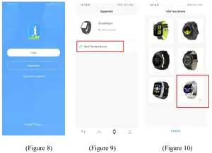 APP and bracelet connection