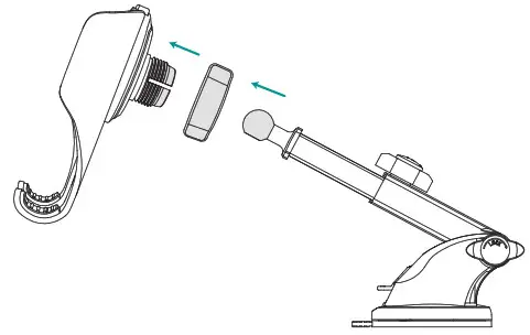 vicseed CTEZB08 Car Mount - Installation Steps 1