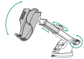 vicseed CTEZB08 Car Mount - Installation Steps 5