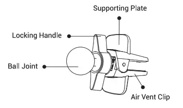 vicseed CTEZB08 Car Mount - Overview 2