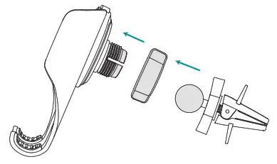 vicseed CTEZB08 Car Mount - Suitaility for car Air Vents - 2