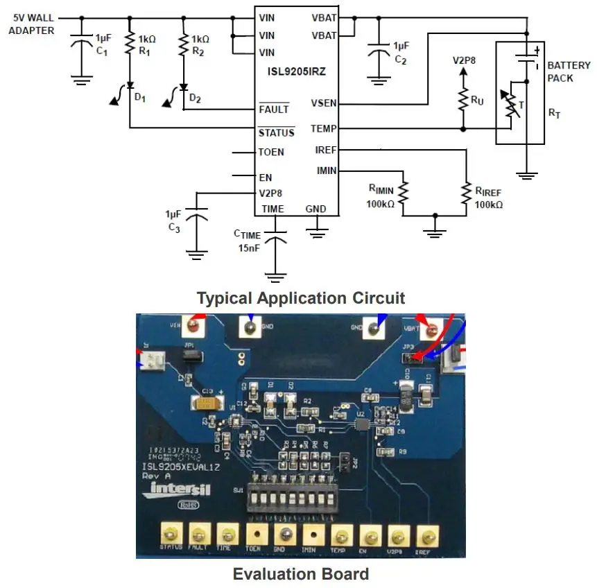 RENESAS KR002 Smart Earbuds Case Charger User Guide - ISL9205 – Li-Ion Battery Charger