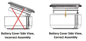 HOBO MX2204 Tidbit Bluetooth Temperature Data Logger - Battery Cover