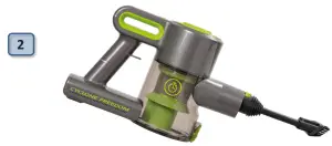 DAEWOO FLR00010 Cyclone Freedom 22.2V Cordless Vacuum - Aluminium Tube