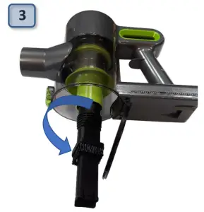 DAEWOO FLR00010 Cyclone Freedom 22.2V Cordless Vacuum - he Crevice