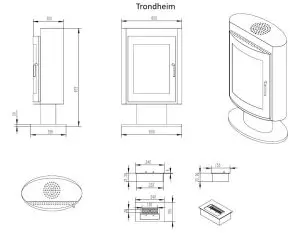 GLOW FIRE ET7005GRY Tabletop Portable Bio Ethanol Fireplace - FIGURE 17