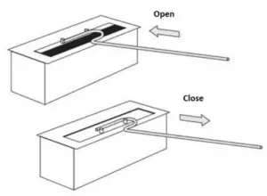 GLOW FIRE ET7005GRY Tabletop Portable Bio Ethanol Fireplace - FIGURE 2