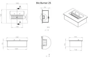 GLOW FIRE ET7005GRY Tabletop Portable Bio Ethanol Fireplace - FIGURE 8
