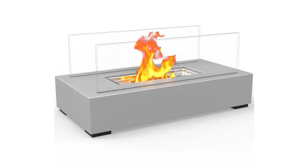 Glow Fire Et7005gry Tabletop Portable Bio Ethanol Fireplace User Guide