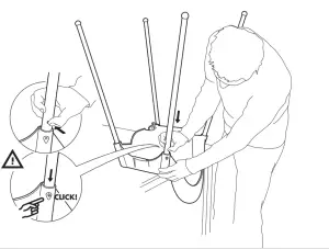 IKEA ANTILOP High Chair with Tray-fig1