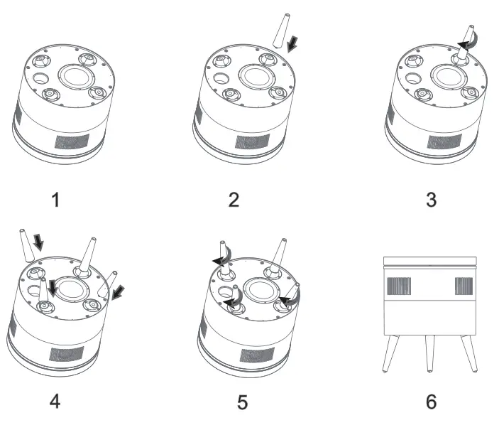 SoundStream SoundTable Bluetooth Home Speaker & Charging Table - Assembly instructions