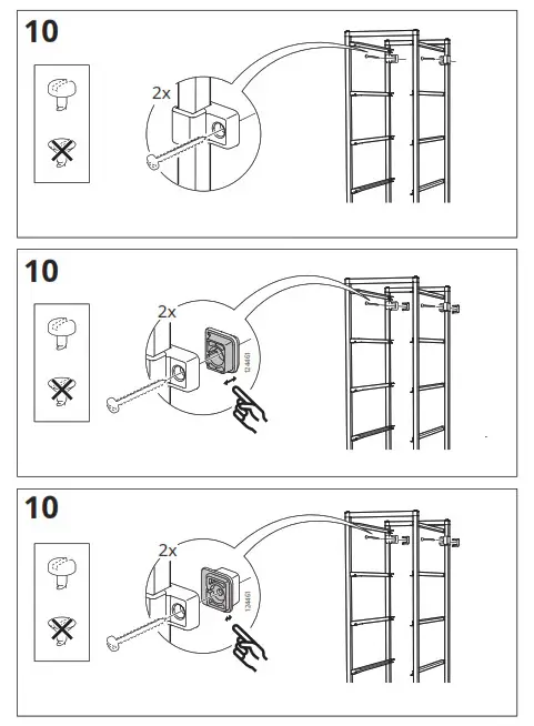 IKEA 10429992 JONAXEL Frame- 10