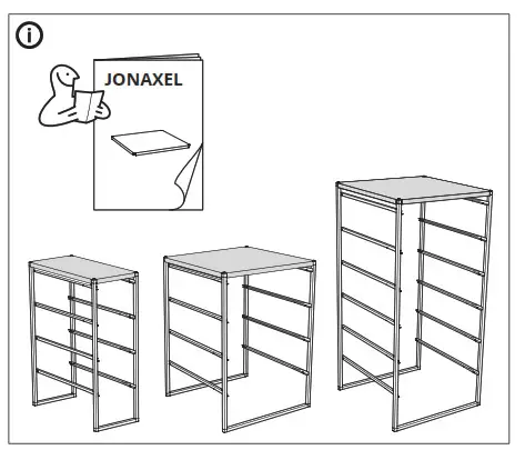 IKEA 10429992 JONAXEL Frame- 12