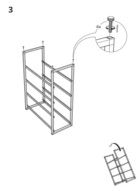 IKEA 10429992 JONAXEL Frame- 3