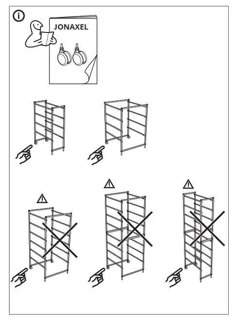 IKEA 10429992 JONAXEL Frame- 5