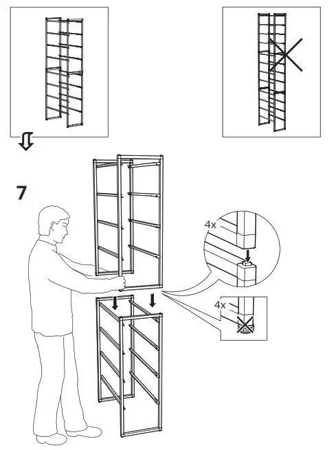 IKEA 10429992 JONAXEL Frame- 7