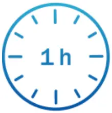 a close up of a clock