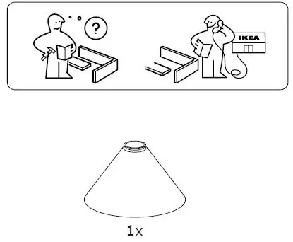 IKEA 504.633.71 FLUGBO Floor Uplighter-Reading lampB FIG 2