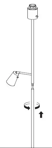 IKEA 504.633.71 FLUGBO Floor Uplighter-Reading lampB FIG 3