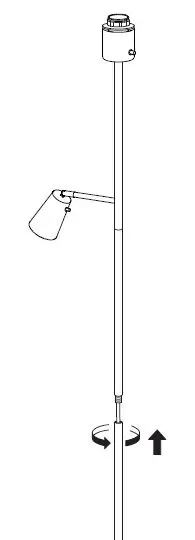 IKEA 504.633.71 FLUGBO Floor Uplighter-Reading lampB FIG 4