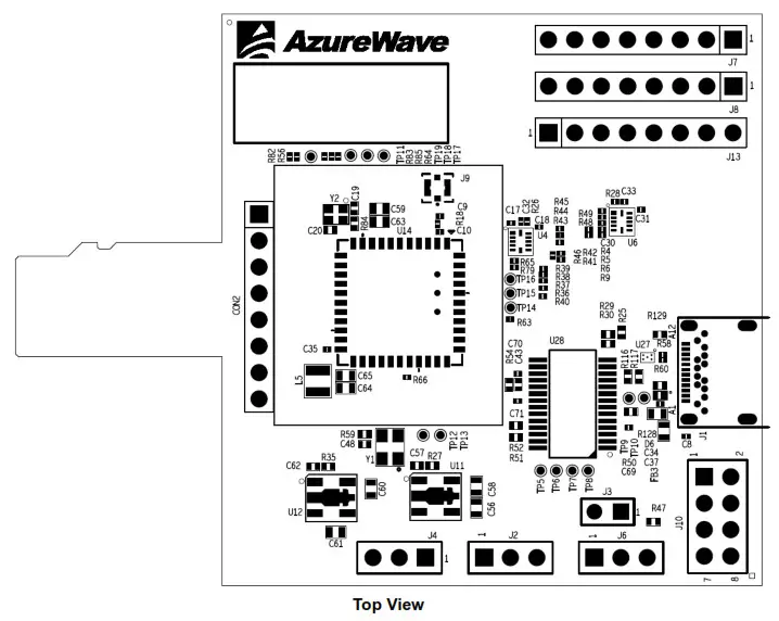 AzureWave AW-CM358-EVB IEEE 802.11- EVB Attachment