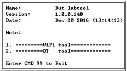 AzureWave AW-CM358-EVB IEEE 802.11- command prompt 2