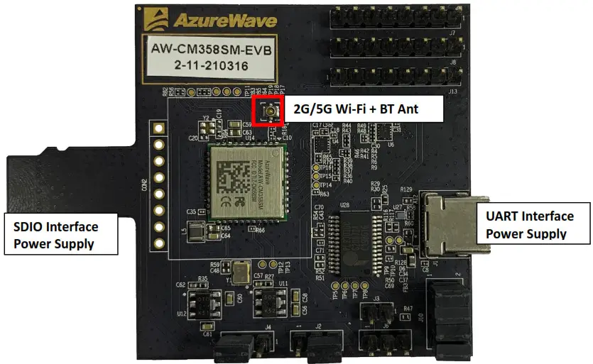 AzureWave AW-CM358-EVB IEEE 802.11- insert DUT 2