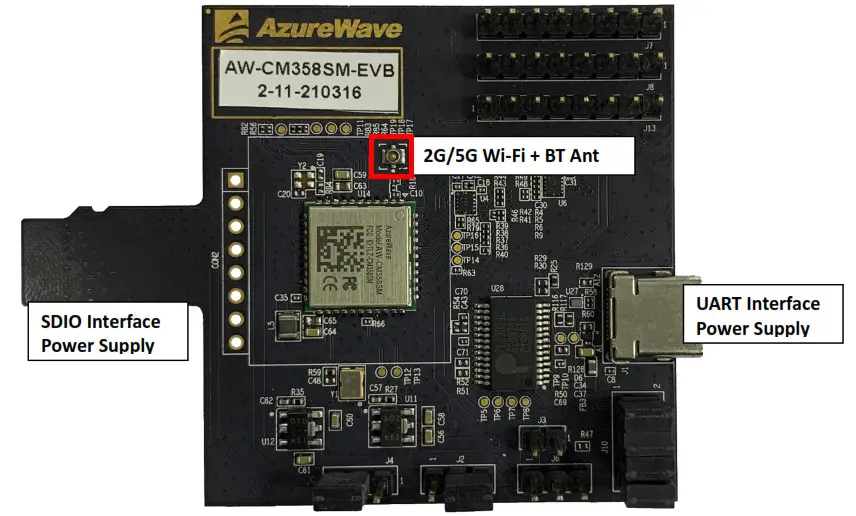 AzureWave AW-CM358-EVB IEEE 802.11- insert DUT 3