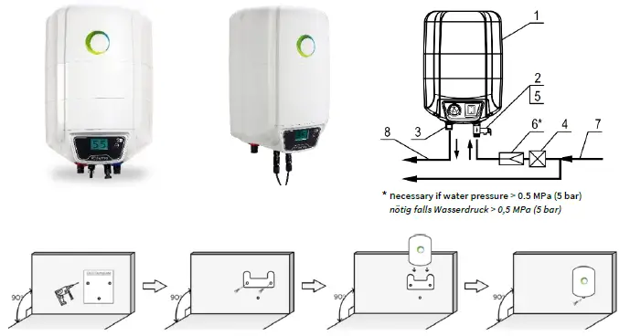 fothermo PVB-10 Photovoltaic Water Boiler 10 Liters Water Heater 1