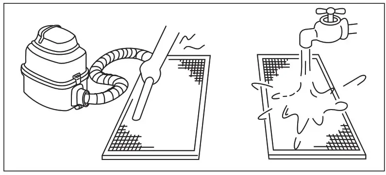MRCOOL HAH140C Air Handler - AIR FILTER REMOVAL