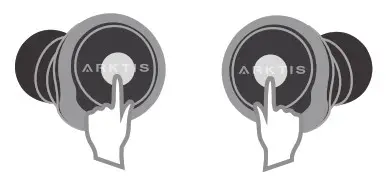 Arktis ONE Truly Wireless Noise Canceling Earbuds - Control