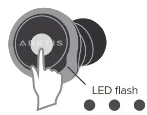 Arktis ONE Truly Wireless Noise Canceling Earbuds - botdh