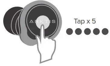 Arktis ONE Truly Wireless Noise Canceling Earbuds - both