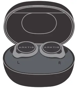 Arktis ONE Truly Wireless Noise Canceling Earbuds - case