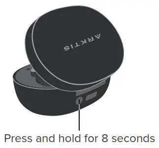 Arktis ONE Truly Wireless Noise Canceling Earbuds - keep