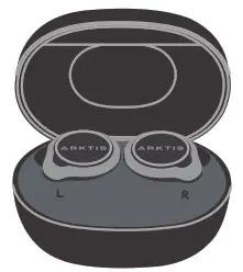 Arktis ONE Truly Wireless Noise Canceling Earbuds - leave