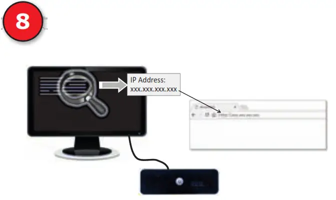 BARCO ClickShare Plug and Play Experience Management - Finding IP address