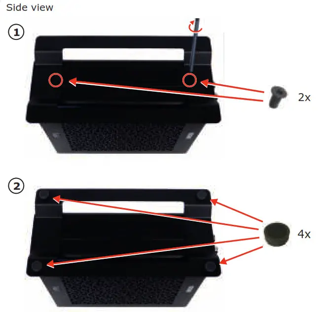 BARCO ClickShare Plug and Play Experience Management - Standard mounting options 1
