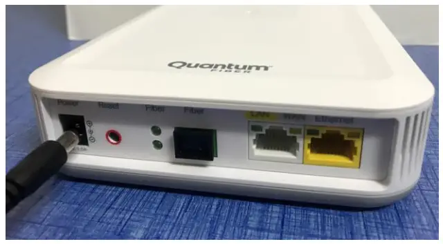 QUANTUM FIBER C5500XK Modem- power connector