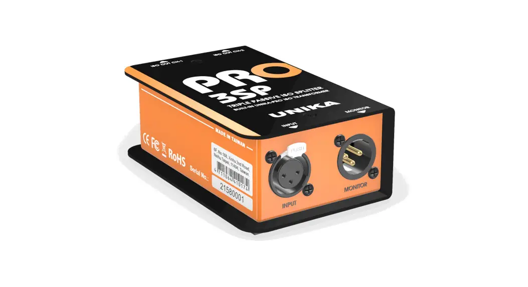 Unika Pro248 Pro Series Audio Interface Dual Active Direct Box User Manual Unika Pro248 Pro Series Audio Interface Dual Active Direct Box User Manual