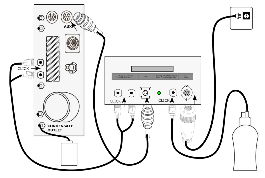 MRU MGAprime Q Portable Automatic Measuring System - socket