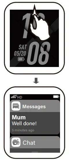 imoo Z6 Watch Phone - important push