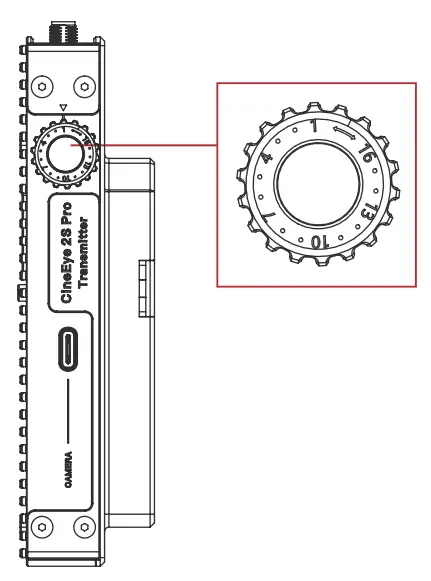 ACCSOON CineEye 2S Pro Wireless Video Transmitter & Receiver - Settings