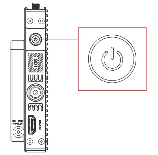 ACCSOON CineEye 2S Pro Wireless Video Transmitter & Receiver - Turn On