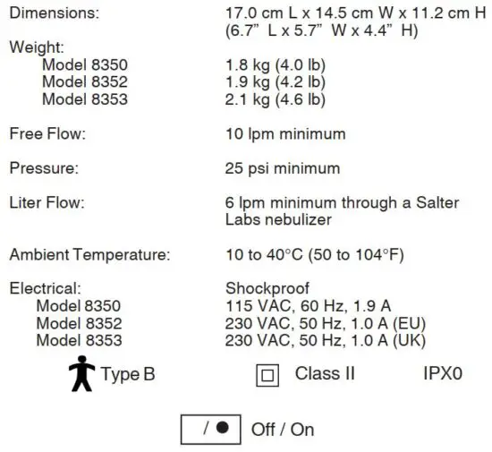 FIG 1 SPECIFICATIONS