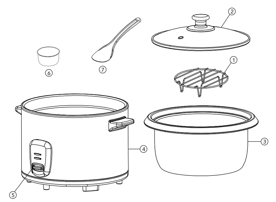 wilfa RC 5S INARI Rice Cooker - Rice paddle