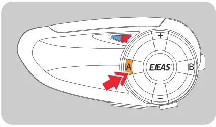 EJEAS Q7 Top Quality Hi Fi Motorcycle Bluetooth Intercom- Switch the intercom Connection3