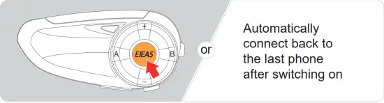 EJEAS Q7 Top Quality Hi Fi Motorcycle Bluetooth Intercom- connection