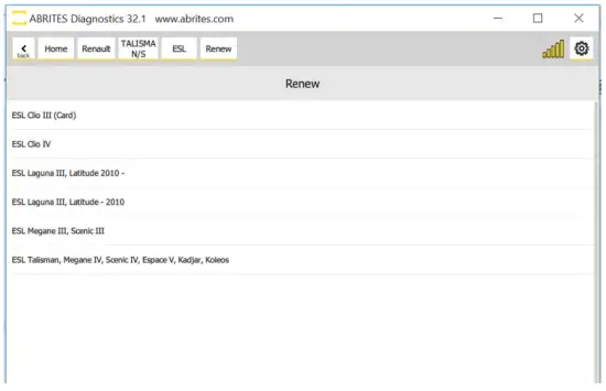 ABRITES Diagnostics For Renault Dacia - Image 21
